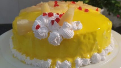 How To Make Perfect Pineapple Cake At Home ♥️ | Pineapple Cake ? By Cook with Lubna