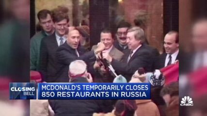 Steve Liesman on the significance of McDonald’s temporarily closing 850 restaurants in Russia