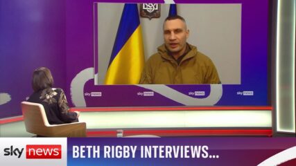 Beth Rigby Interviews… : Kyiv Mayor Vitali Klitschko says he’s ready to die for his country