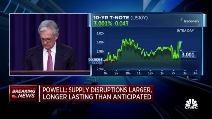 I expect we’ll get some additional participation in the labor market, says Jerome Powell