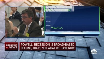 We’ve seen the very beginnings of a slight lessening of the tight labor market, says Jerome Powell